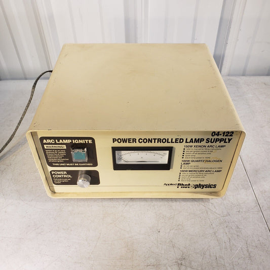 Applied Photophysics 04-122 Power Controlled Lamp Supply Arc Xenon Halogen Mercu