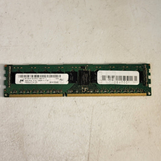 Micron MT18KSF1G72PDZ-1G6E1FF 8GB 2RX8 PC3L-12800R DDR3 1600MHZ Server Memory