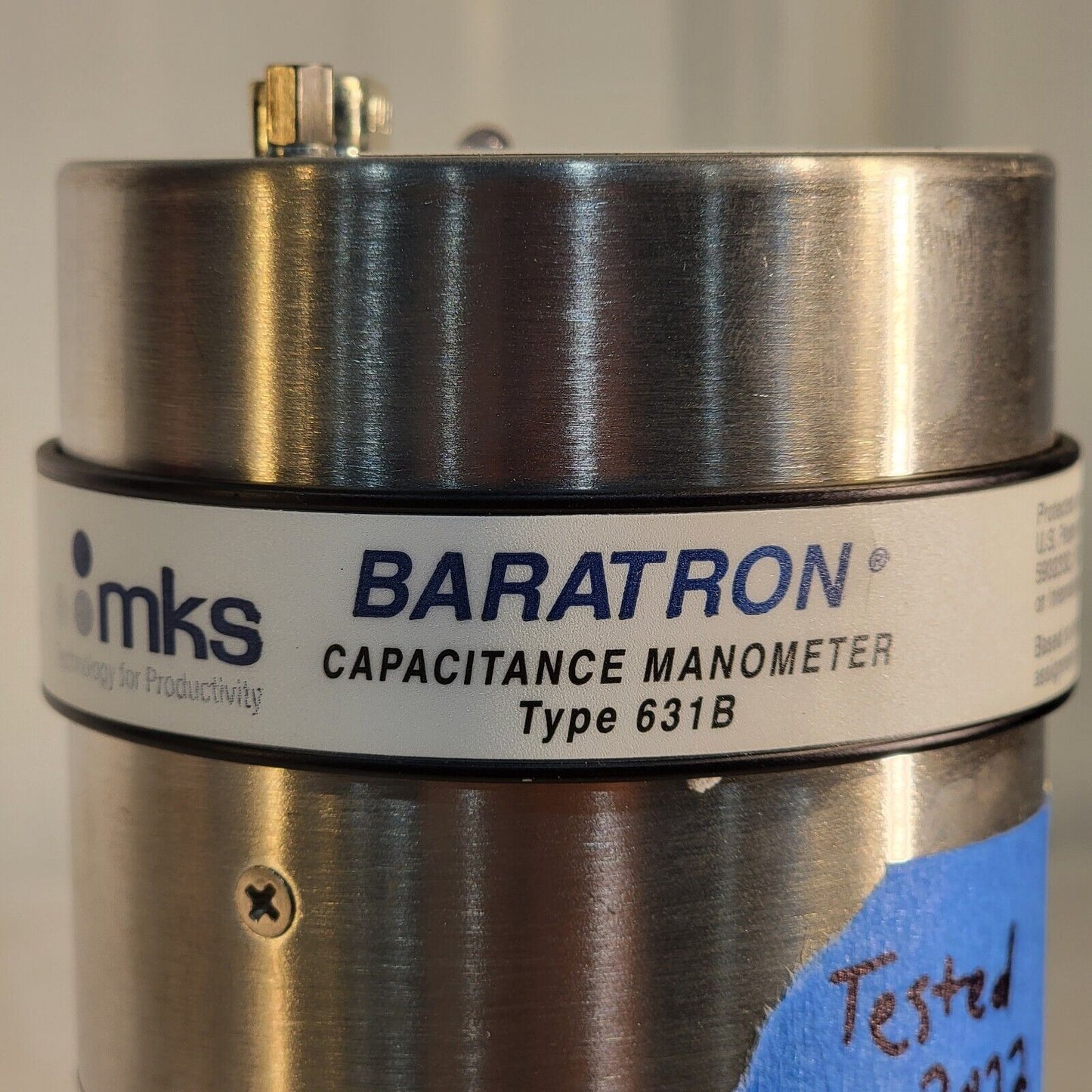 MKS 631B11TBFH Baratron Capacitance Manometer 10 Torr Vacuum Gauge 1/2" VCR