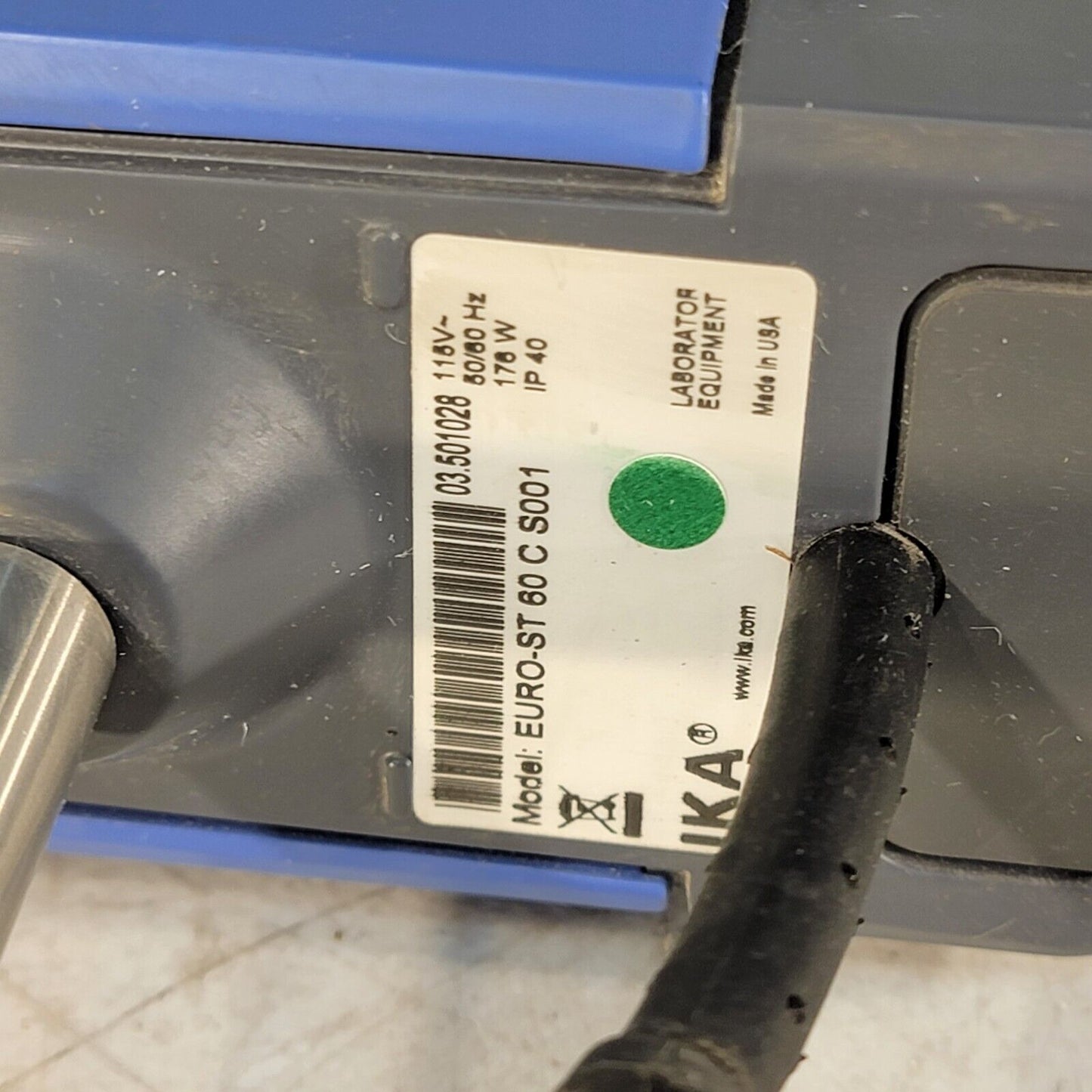 IKA Eurostar 60 Control Digital Overhead Stirrer 30-2000rpm Euro-ST 60 C S001