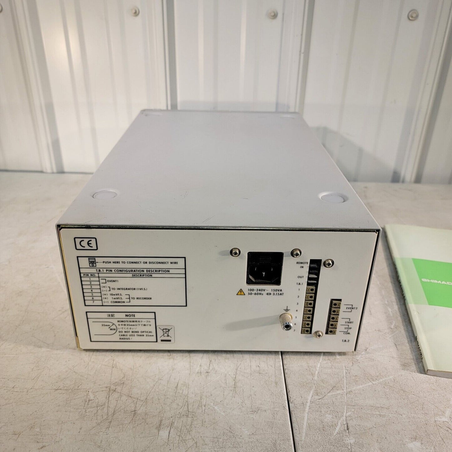 Shimadzu RID-10A Refractive Index Detector 228-45095-32 w/ Manual