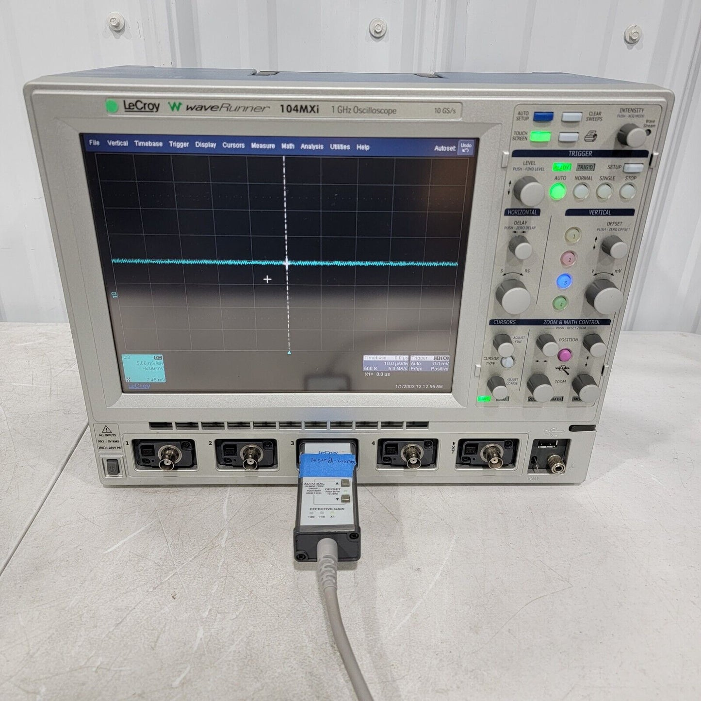 READ DESCRIPTION- LeCroy WaveRunner 104MXi 1GHz Oscilloscope 10 GS/s HDTV XMAP