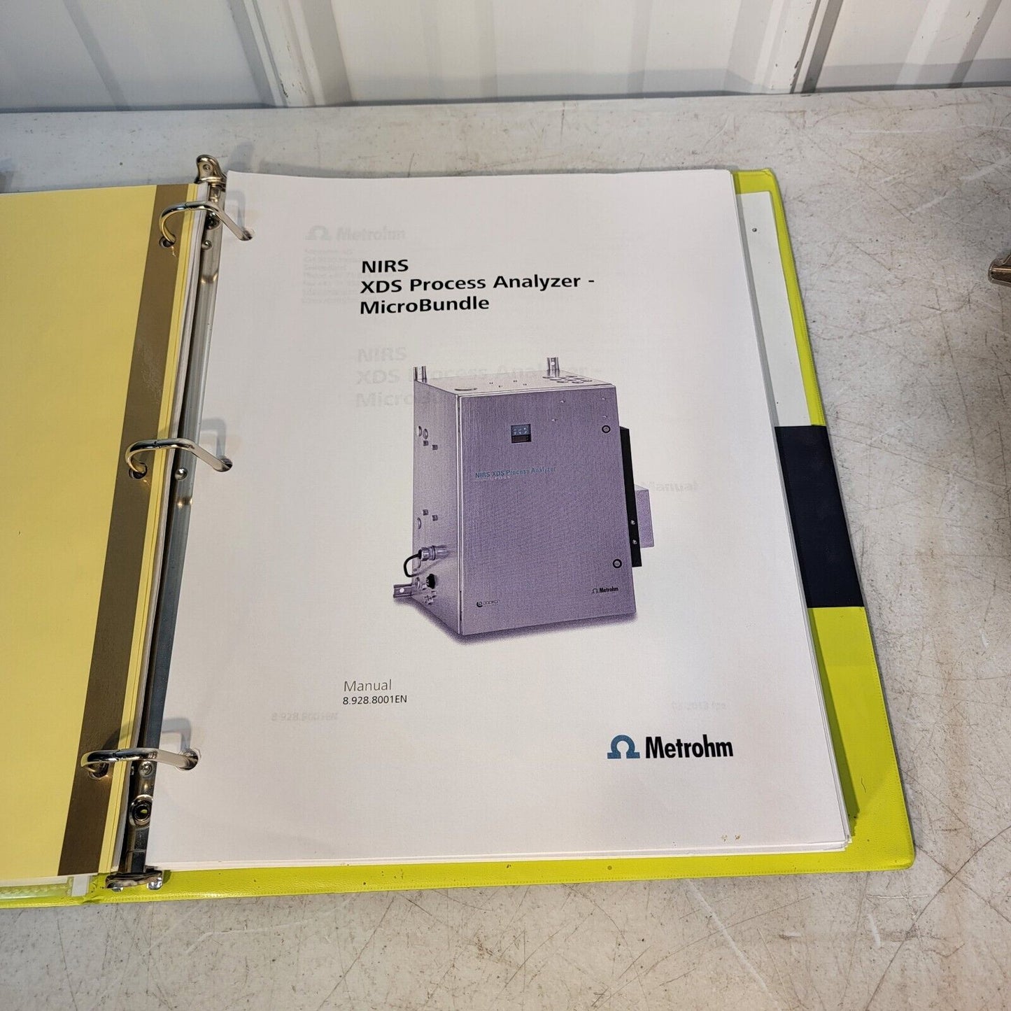 Metrohm Foss XP-2400 XDS NIRS NIR Process Analyzer 60061170 w/ Manual