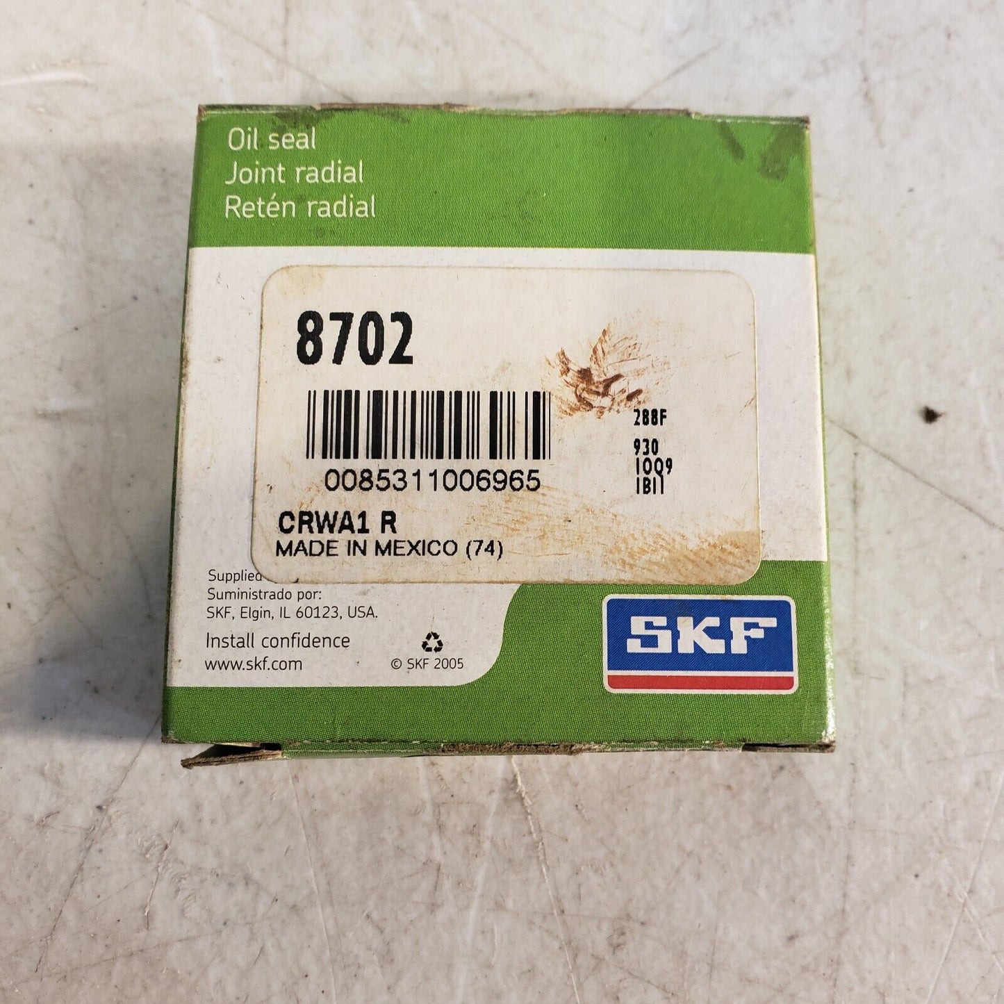 SKF 8702 Radial Shaft Oil Seal