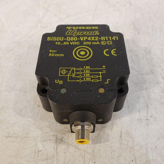 Turck Bi50U-Q80-VP4X2-H1141 Uprox Plus Proximity Switch