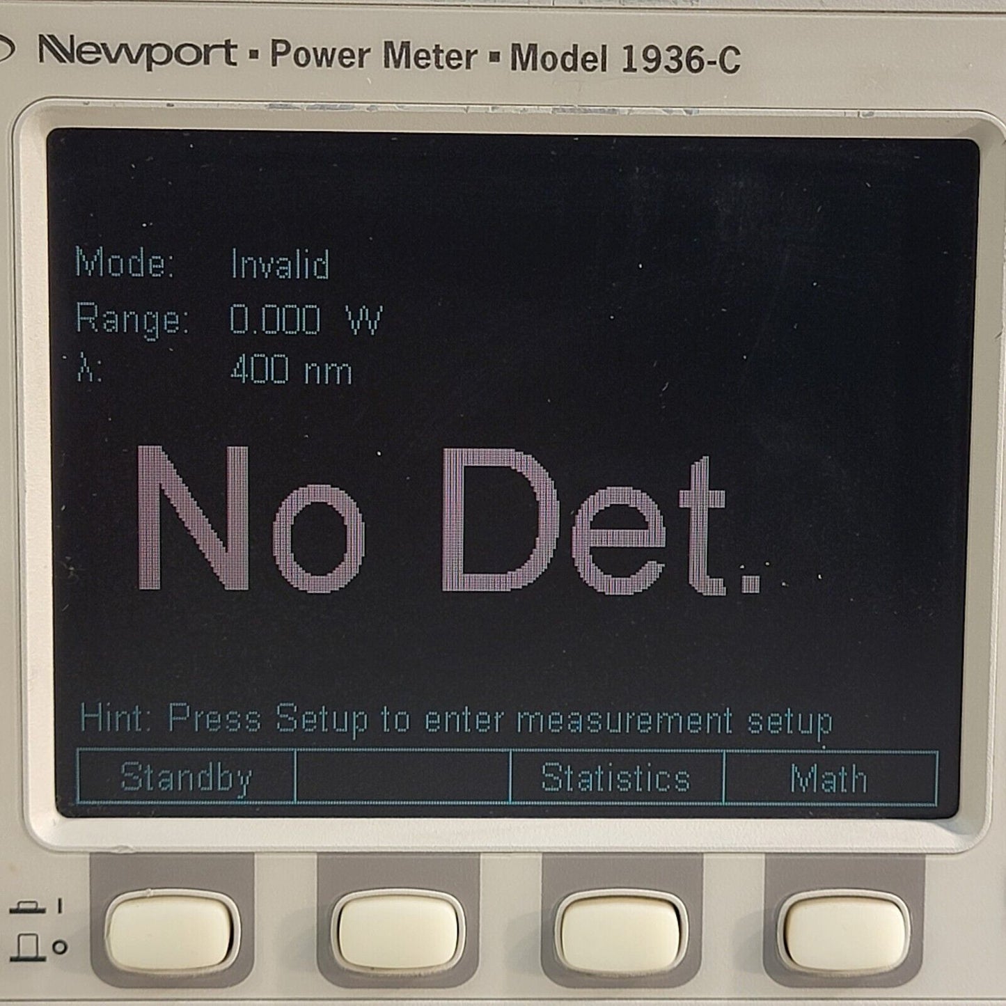 MKS Newport 1936-C Single Channel Optical Power Meter High-Performance