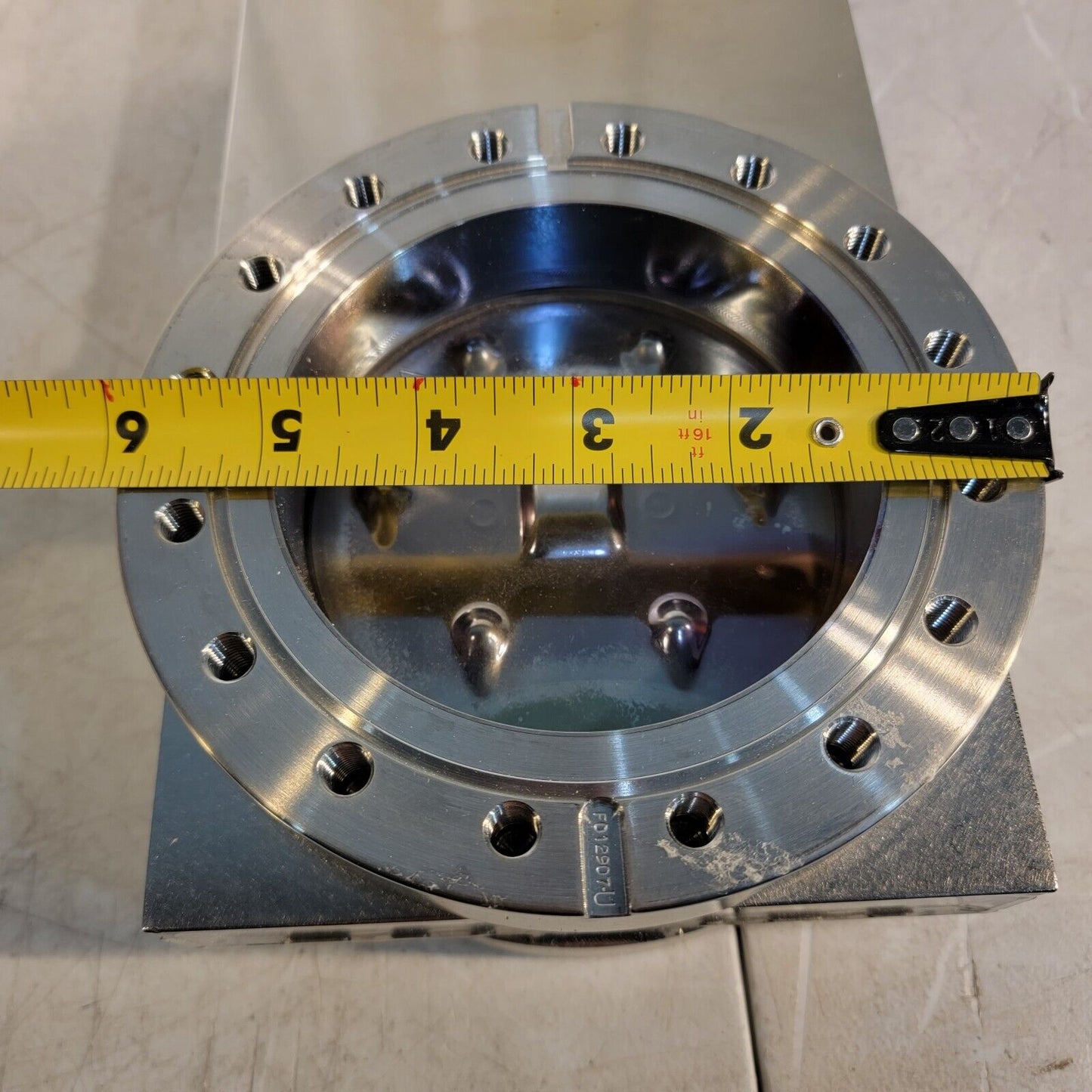 VAT Gate Valve DN100CF 6" OD Conflat Flange Pneumatic Valve High Vacuum UHV SS