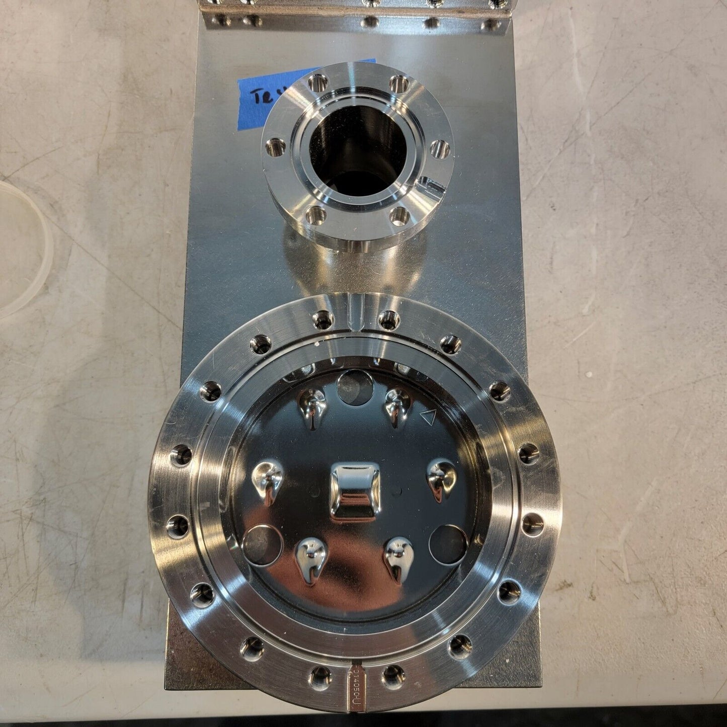 VAT Gate Valve DN100CF 6" OD Conflat Flange Pneumatic Valve High Vacuum w/ Purge