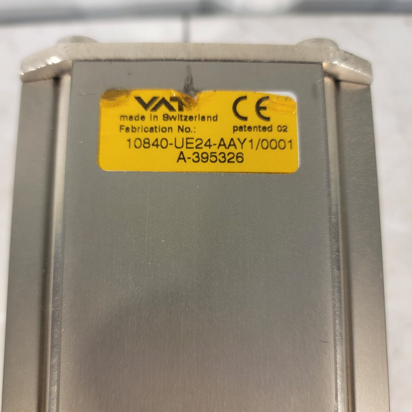 VAT Gate Valve DN100CF 6" OD Conflat Flange Pneumatic Valve High Vacuum w/ Purge