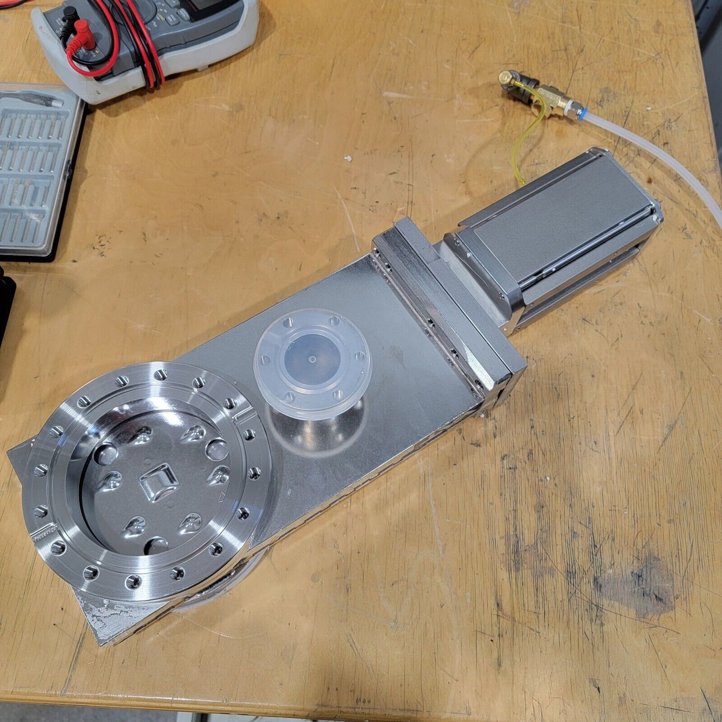 VAT Gate Valve DN100CF 6" OD Conflat Flange Pneumatic Valve High Vacuum w/ Purge