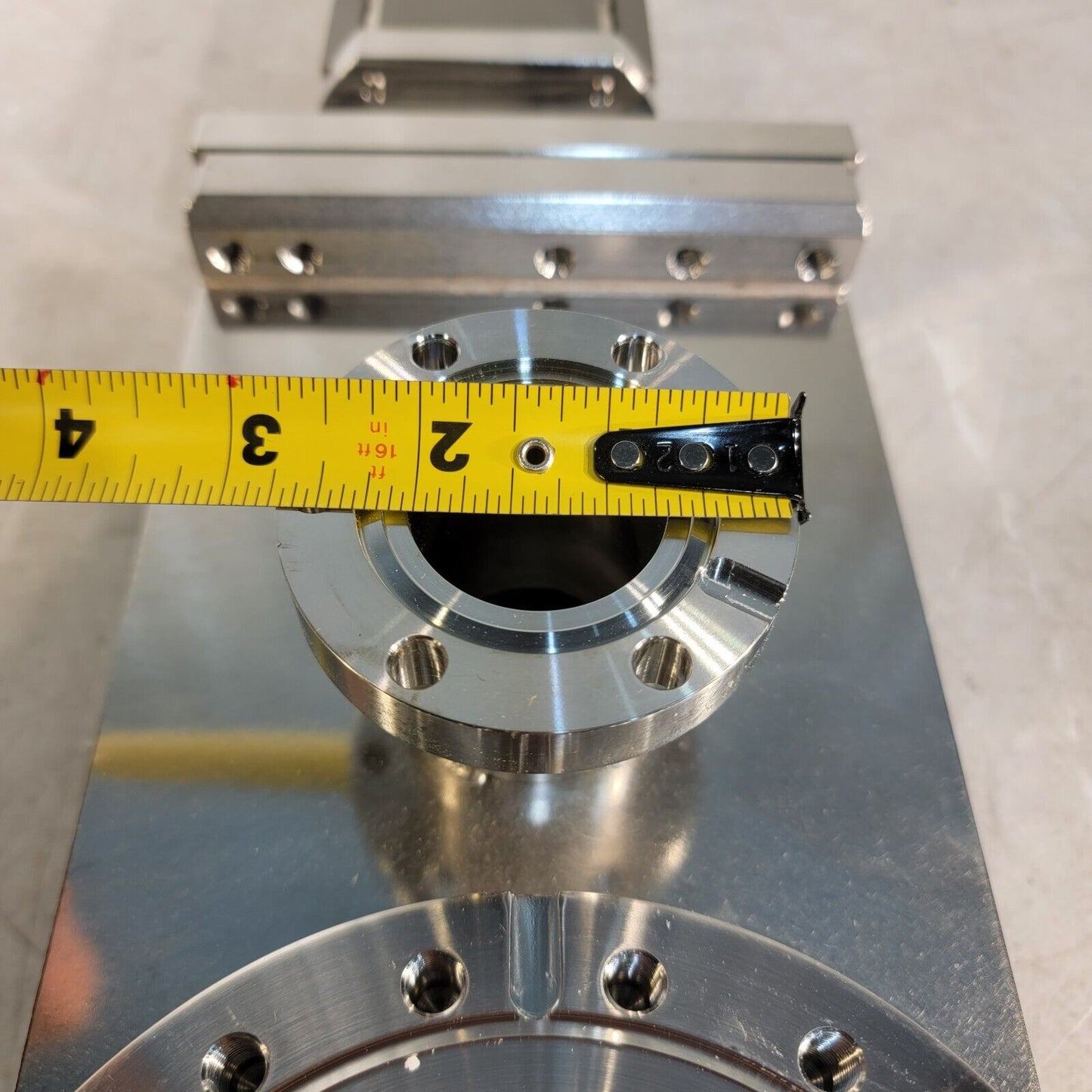 VAT Gate Valve DN100CF 6" OD Conflat Flange Pneumatic Valve High Vacuum w/ Purge