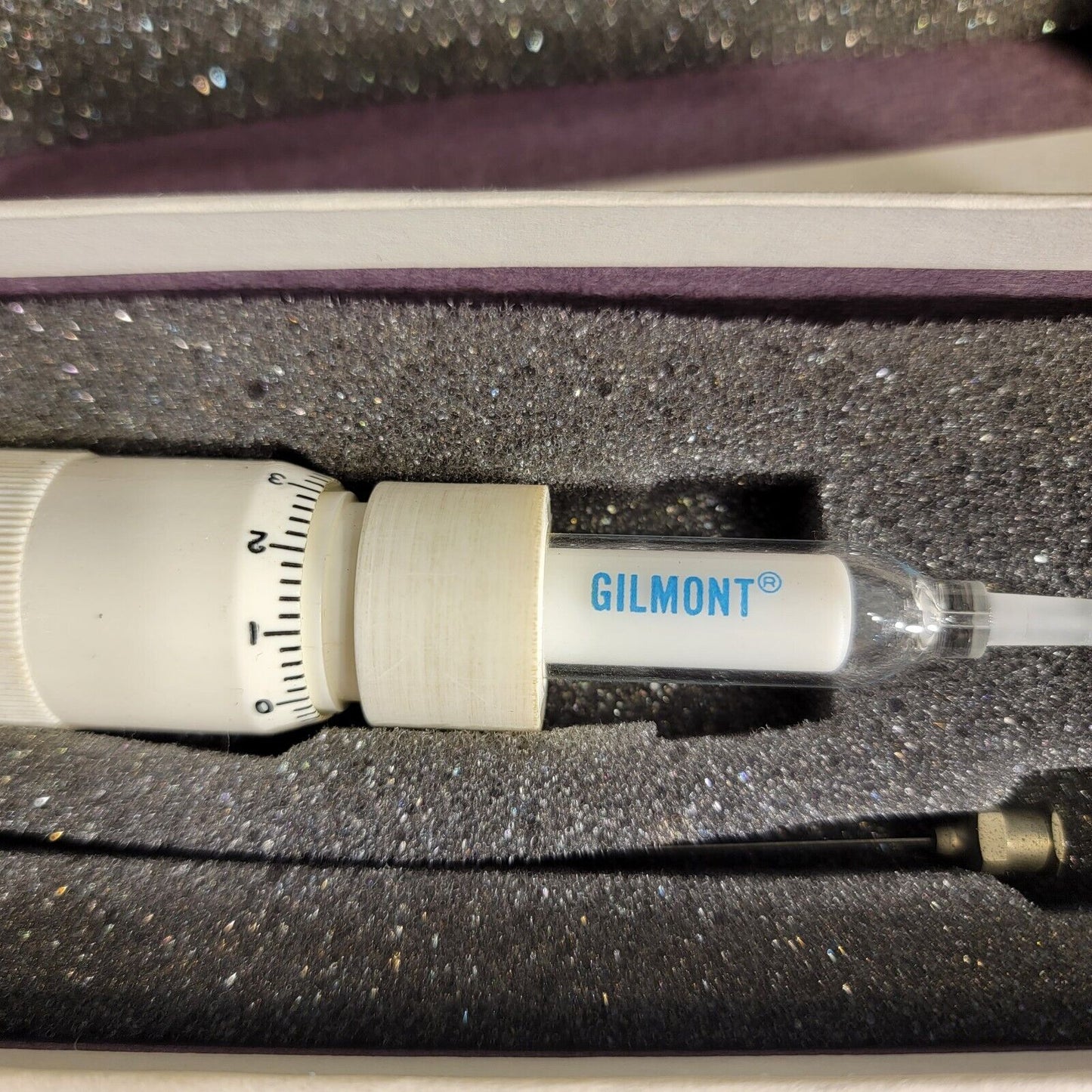 Gilmont Instruments Micrometer Syringe 2.0 mL 0.002 mL Divisions GS-1200