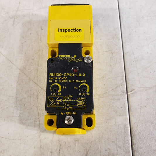 Turck RU100-CP40-LIUX Ultrasonic Sensor 100cm Range