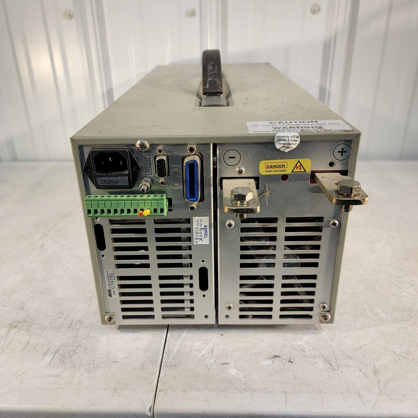 AMREL FEL300-1 10v 200a 300w Programmable DC Electronic Load Tested Works