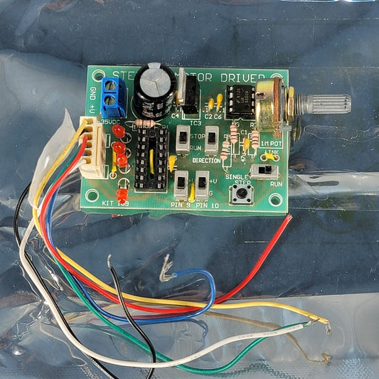 Kits'r'us 109 Stepper Motor Driver w/ Potentiometer Speed Control Board PCB