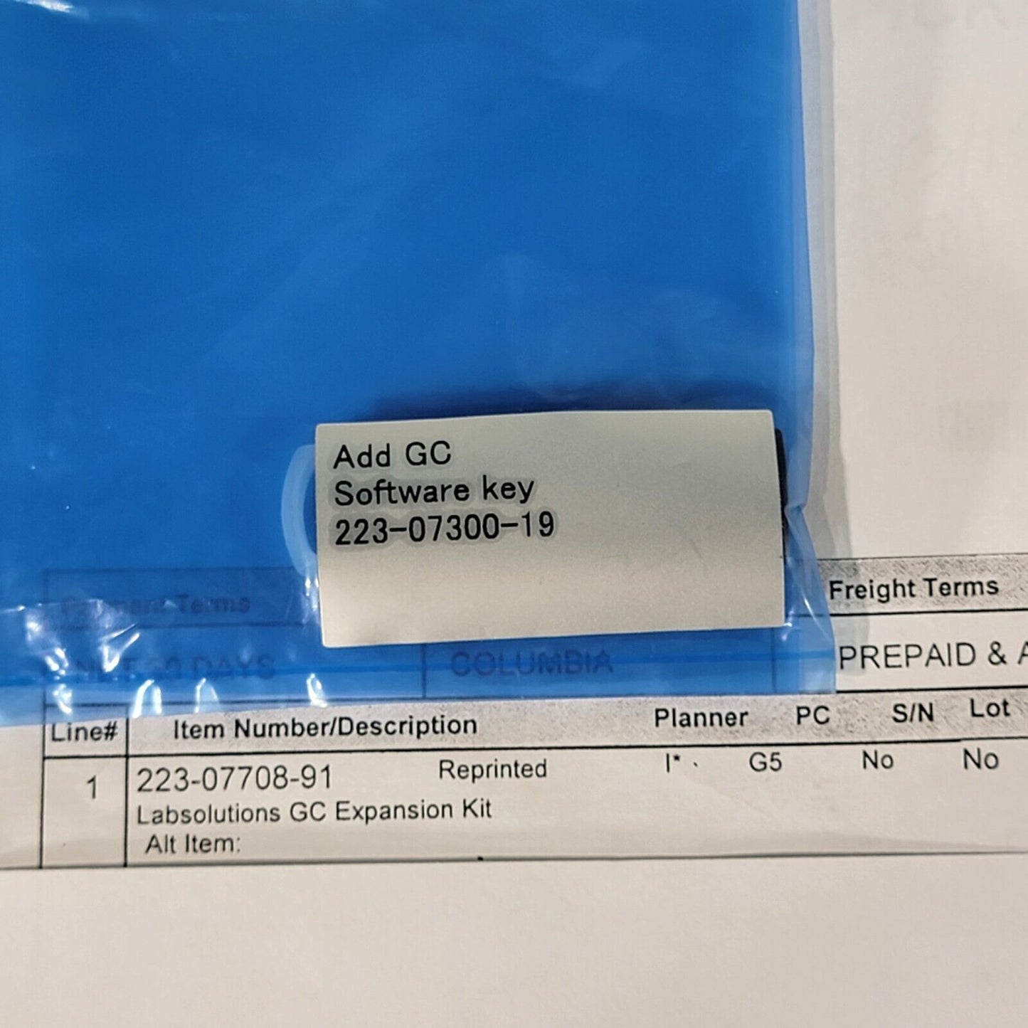 Shimadzu LabSolutions GC Expansion Software Key Add Gas Chromatograph  223-07300