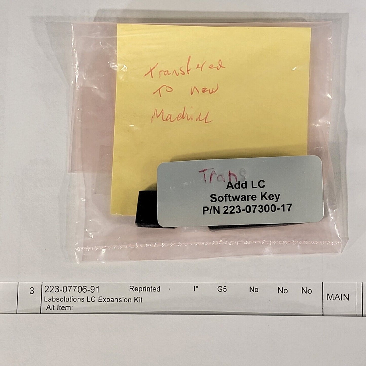 Shimadzu LabSolutions LC Expansion Software Key Add Chromatograph  223-07300-17