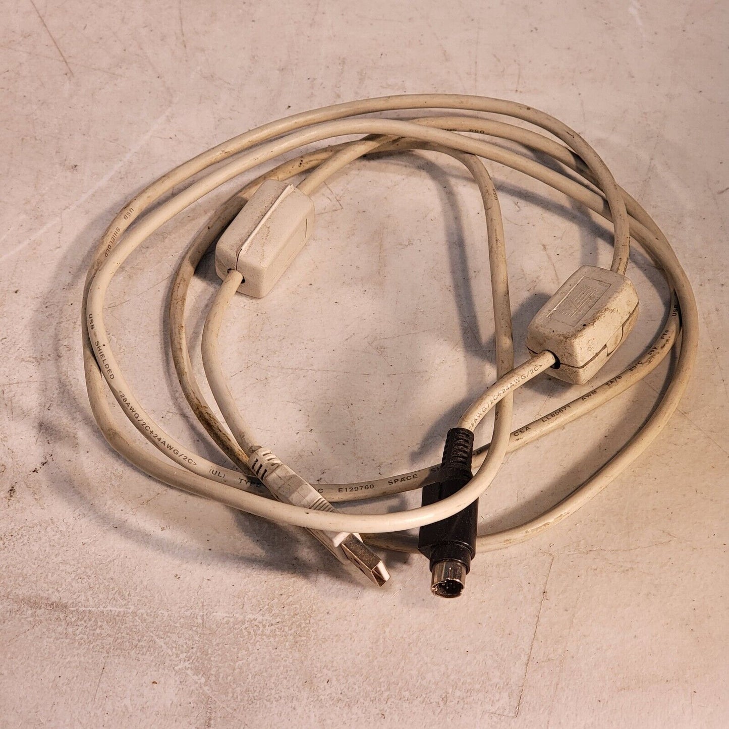 Shimadzu HPLC USB Aux Auxiliary Cable Adapter 8-Pin