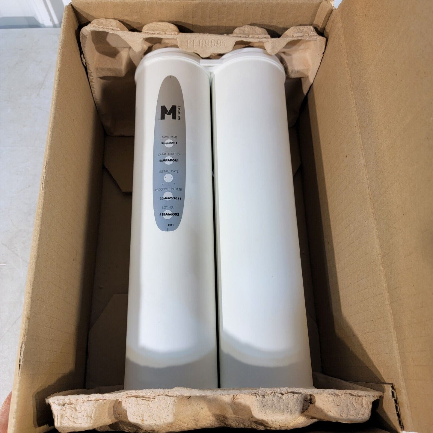 Millipore SIMPAK0R1 OEM Replacement Cartridge Filter (1/pk) SIMPAK 1