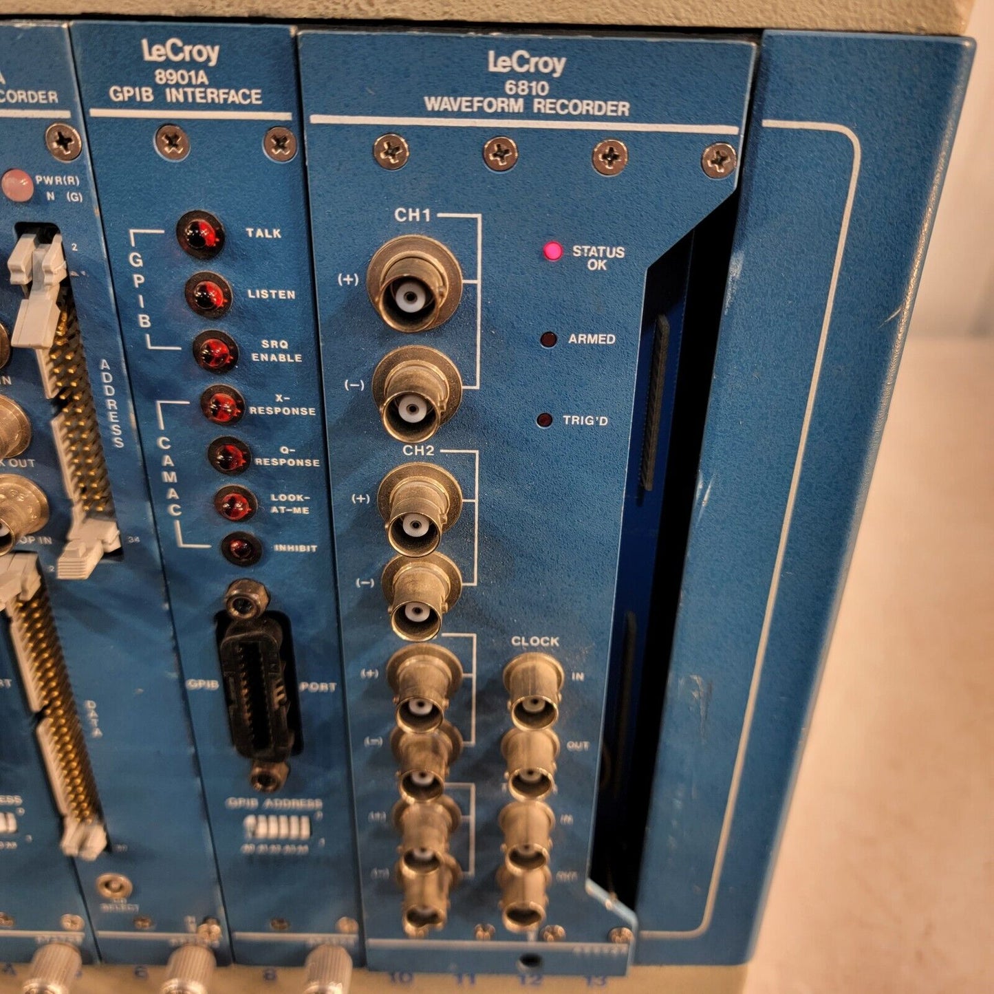 Vintage LeCroy 8013A CETAC Mainframe 6810 Waveform, TR8818A Transient 8901A GPIB