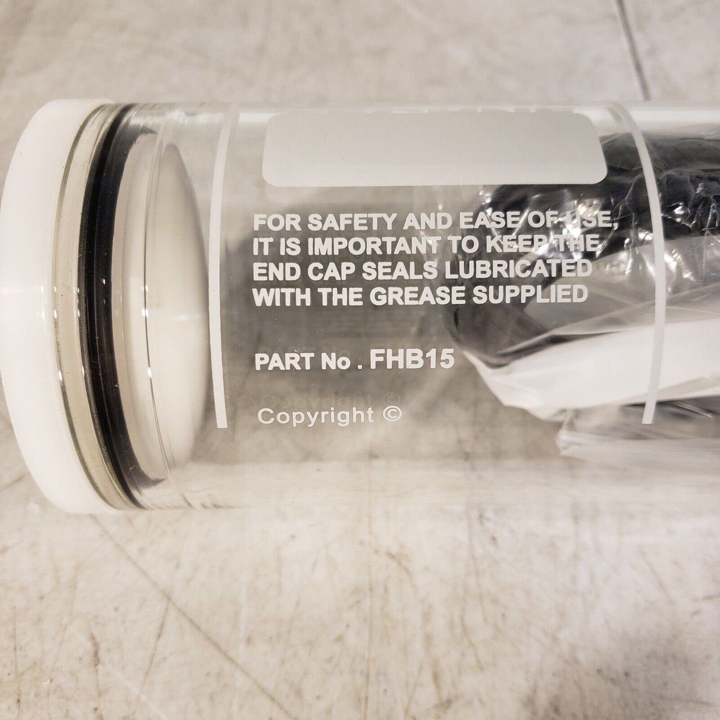 Techne FHB15 Stuart Tube 80mm x 240mm w/ Both End Caps And Replacement Seals