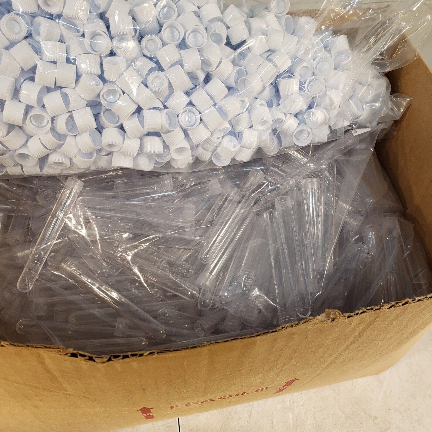 Simport T417-4 Screw Cap Culture Tube 13mm X 100mm QTY:1000