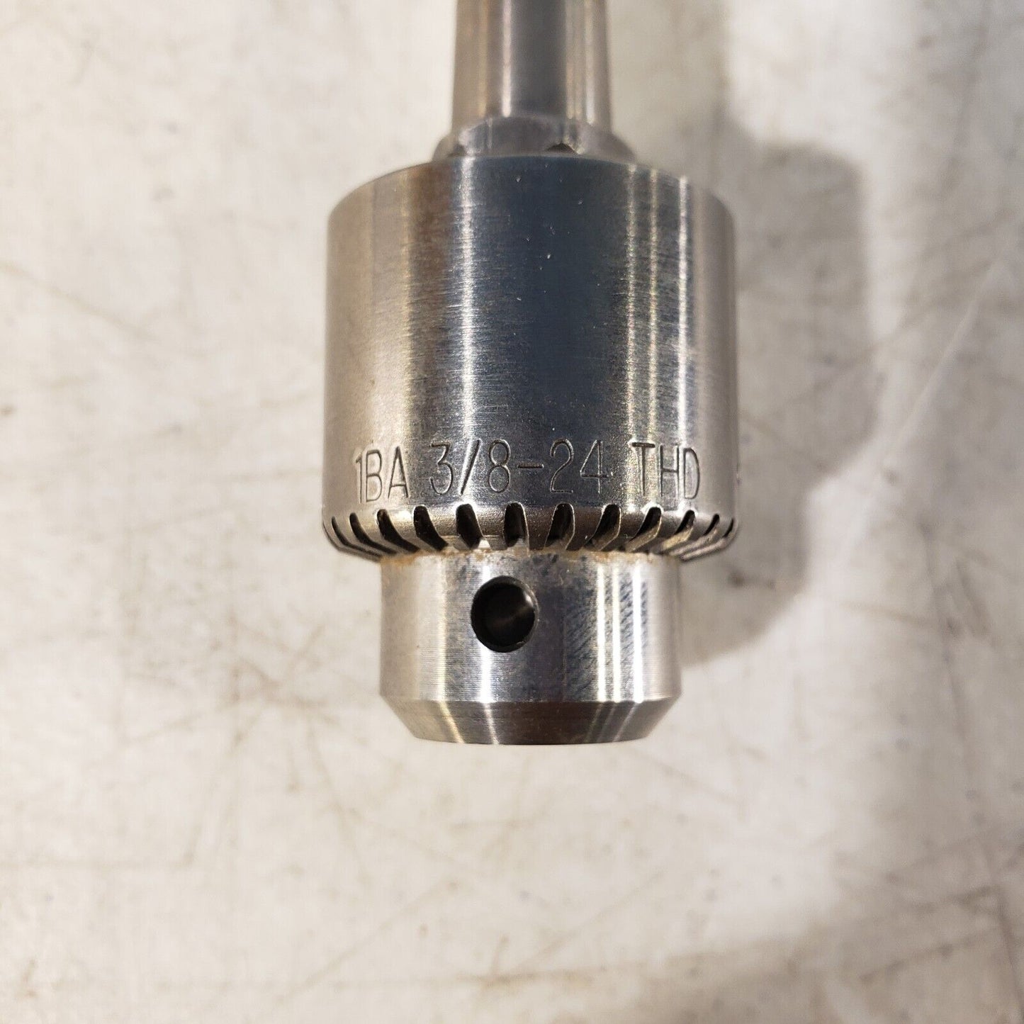 Jacobs 1BA 3/8-24THD 0-6.5mm 0-1/4 inc Drill Chuck Keyed Heavy Duty w/ Key