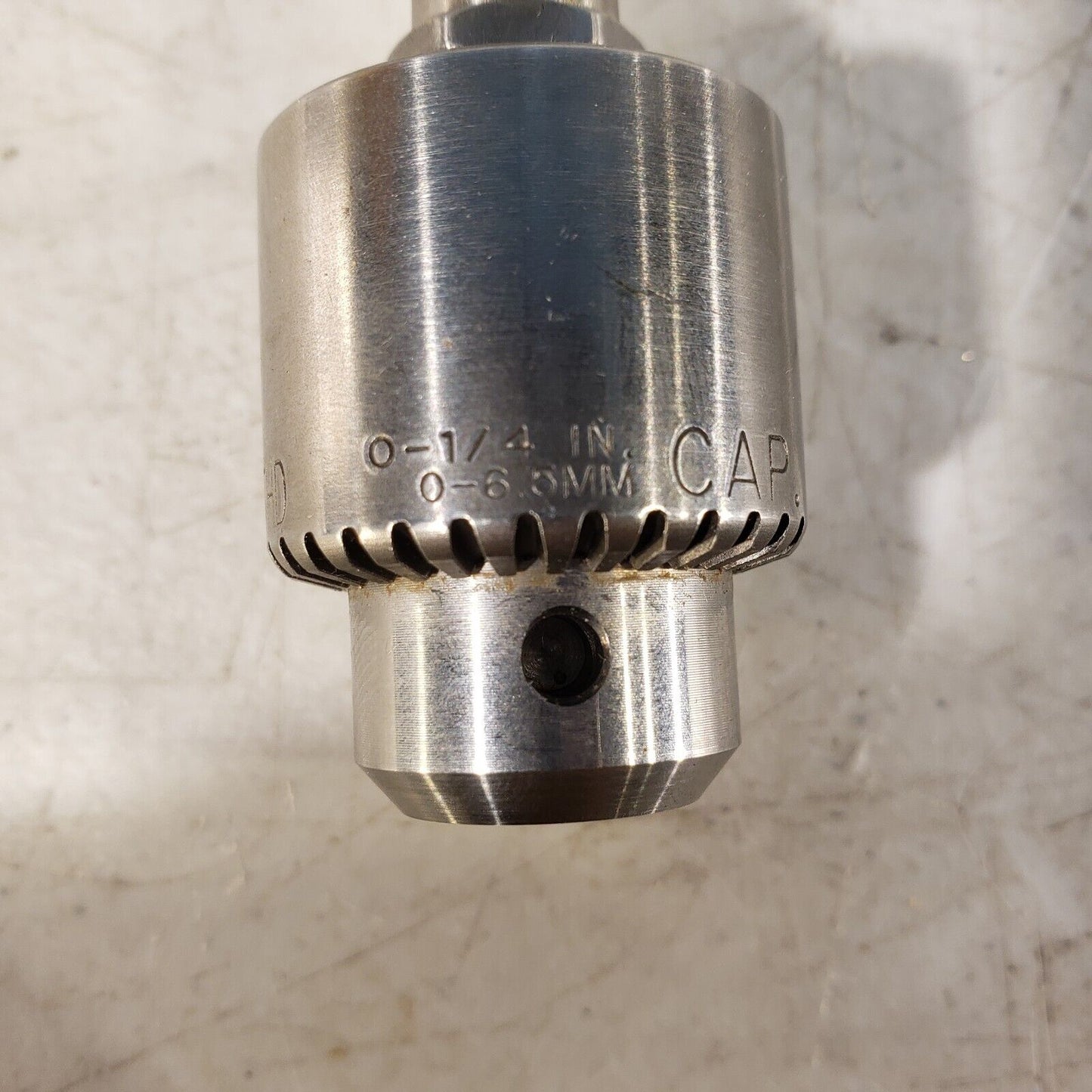 Jacobs 1BA 3/8-24THD 0-6.5mm 0-1/4 inc Drill Chuck Keyed Heavy Duty w/ Key