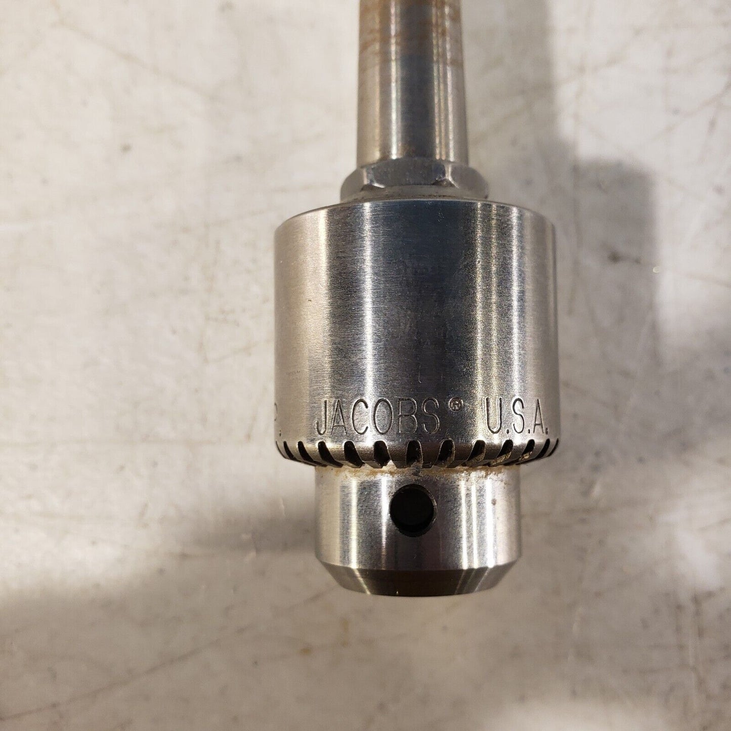 Jacobs 1BA 3/8-24THD 0-6.5mm 0-1/4 inc Drill Chuck Keyed Heavy Duty w/ Key