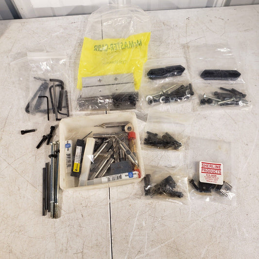 Lot Of Sherline Products, End Mills Double End Mills, Chuck Hardware Mini