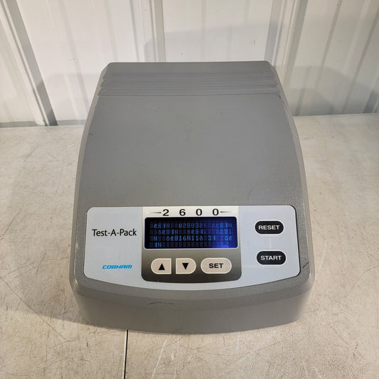 Test-A-Pack Systems Seal Strength Tester F100-2600-3 Cobham 3 Type Seal Tester