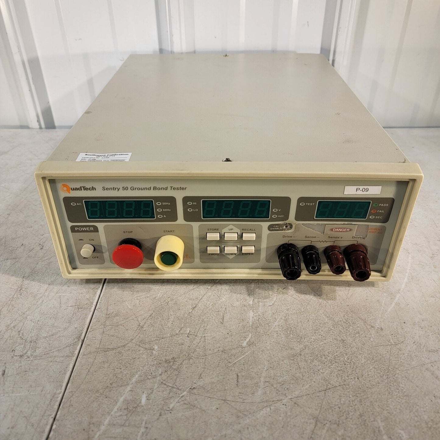Chroma QuadTech Quad Tech Sentry 50 Ground Bond Tester 30A - Tested Works Well