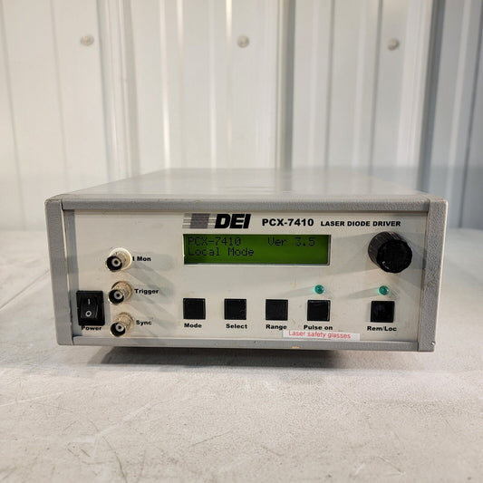 DEI Directed Energy PCX-7410 10A CW/QCW Laser Diode Driver Current Source