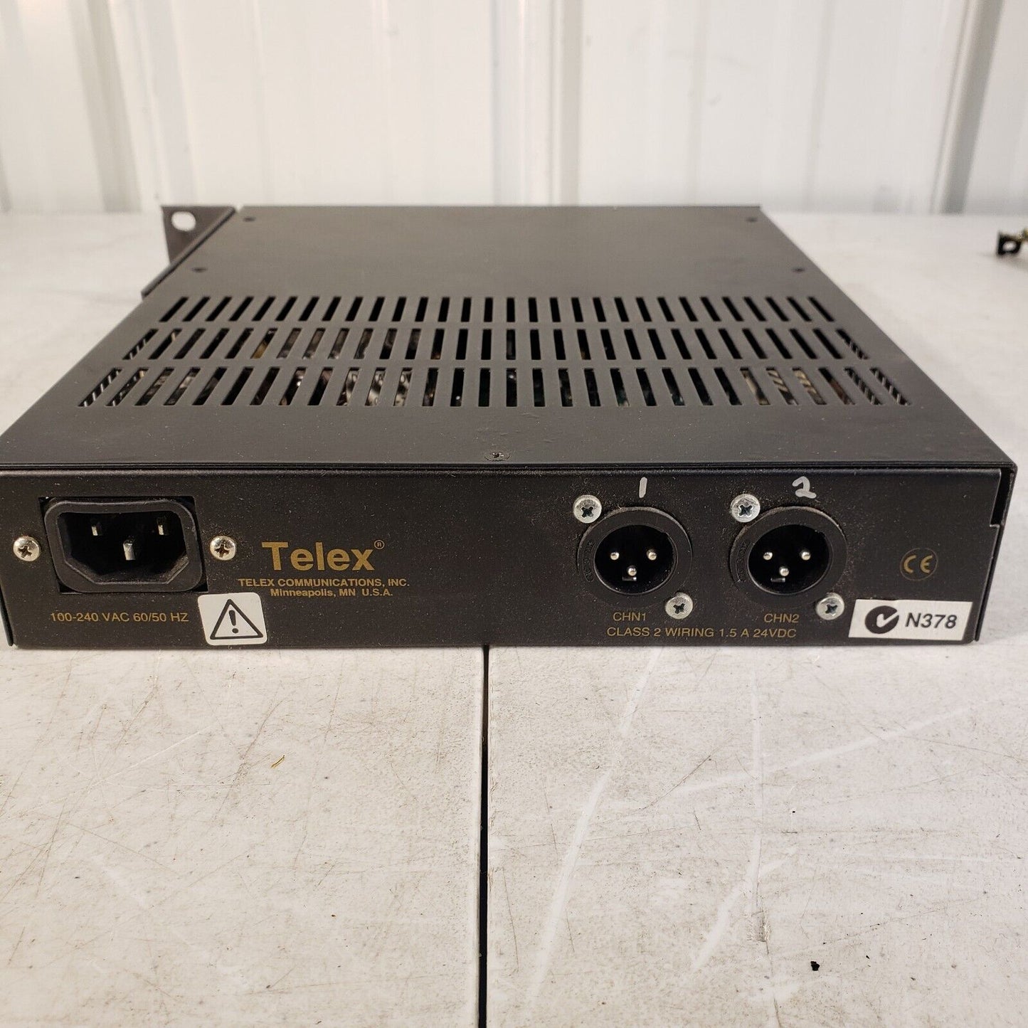 Telex Audiocom PS2000L Power Supply 2 Channel