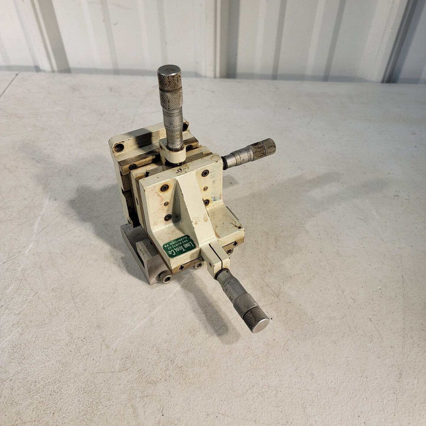 LineTool XYZ Micrometer 3-Axis Linear Stage LS Starrett