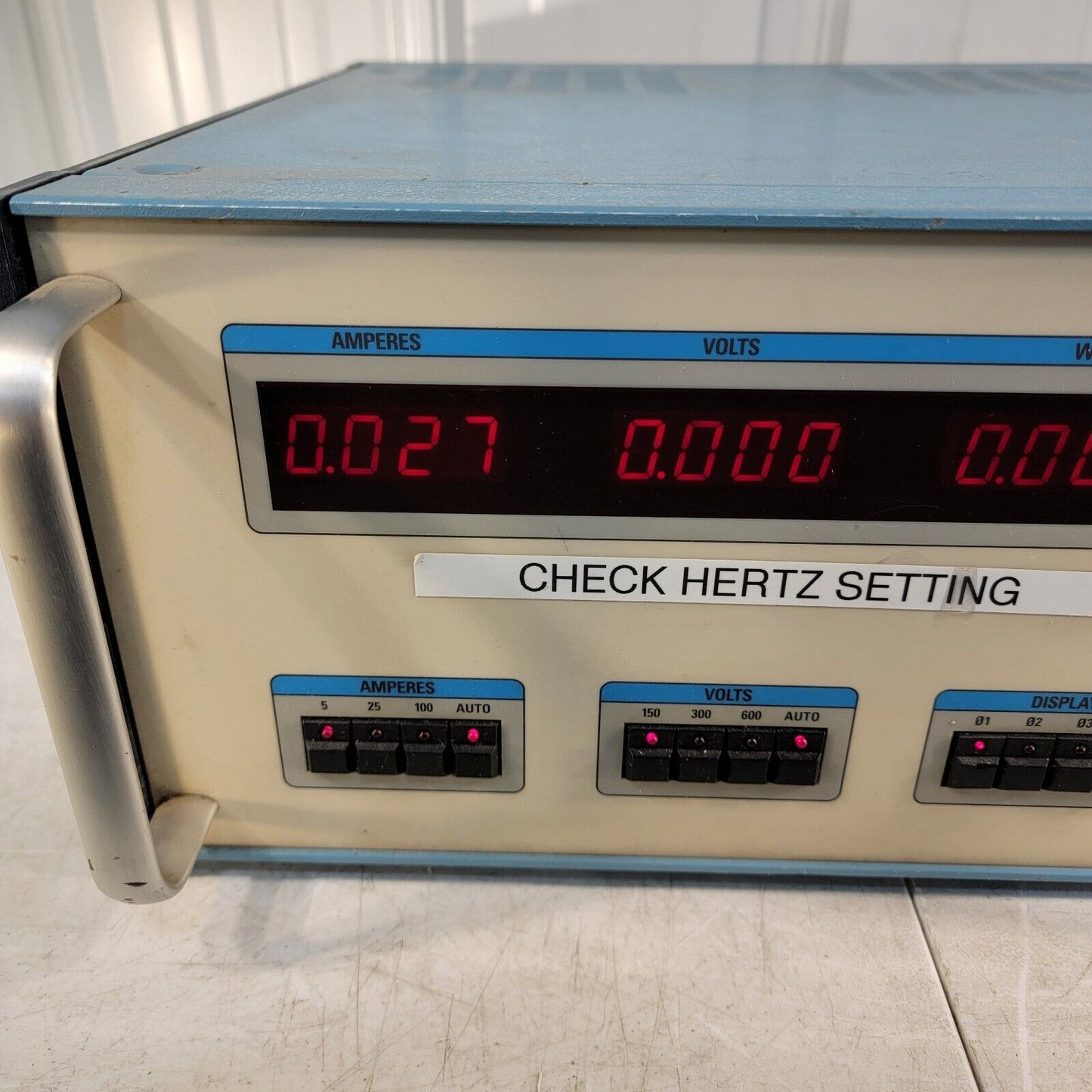 Magtrol 5300 Power Analyzer 3-Phase 1-Phase 100A 600V Max