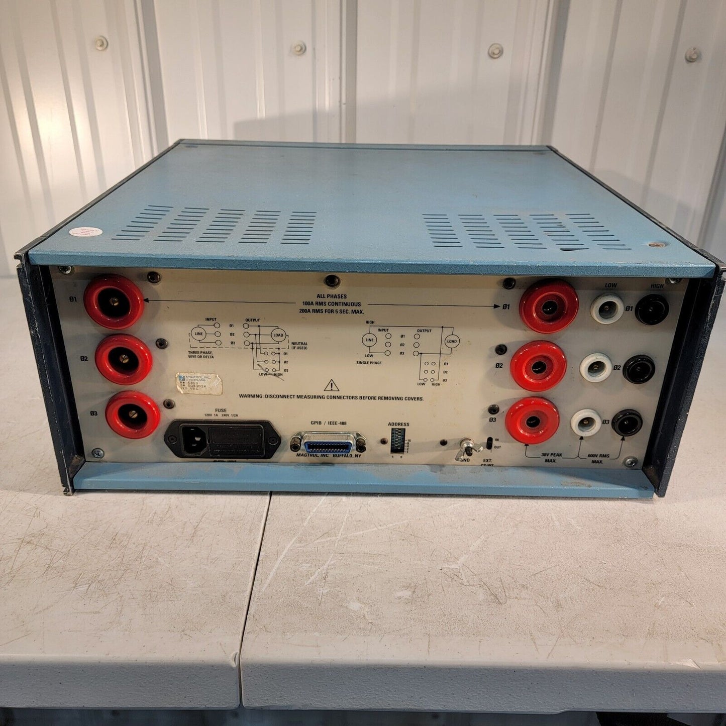 Magtrol 5300 Power Analyzer 3-Phase 1-Phase 100A 600V Max