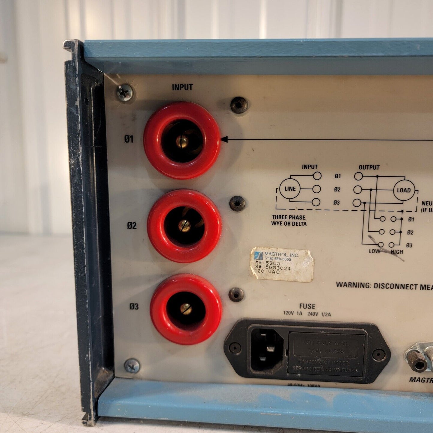 Magtrol 5300 Power Analyzer 3-Phase 1-Phase 100A 600V Max