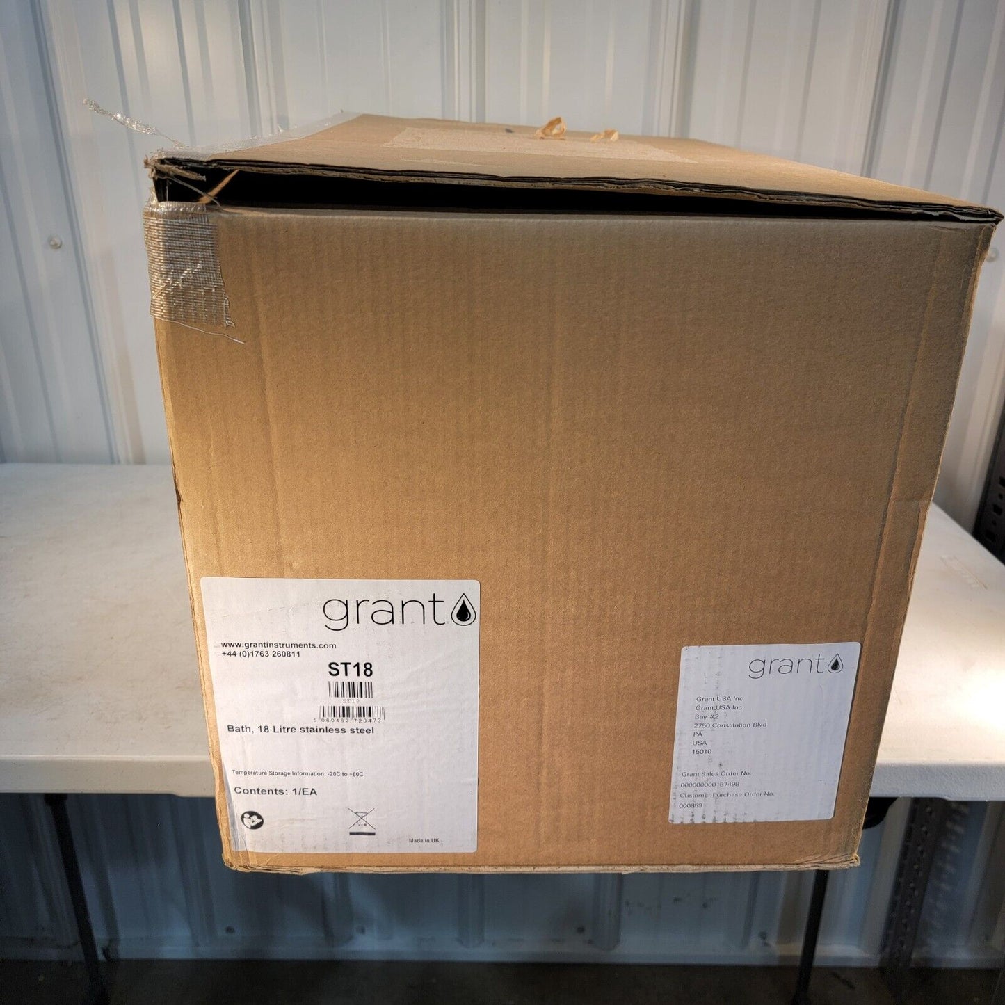 Grant TC120 Heating Circulator w/ Pump and 18L Bath ST18 Stainless Steel