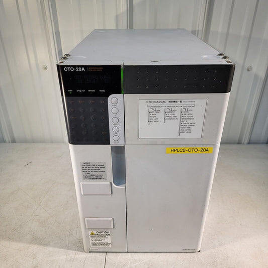 Shimadzu CTO-20A Prominence Column Oven HPLC 228-45009-32 Tested