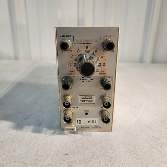 Tektronix PG501 50MHz Pulse Generator Plug-In 10ns to 20ms