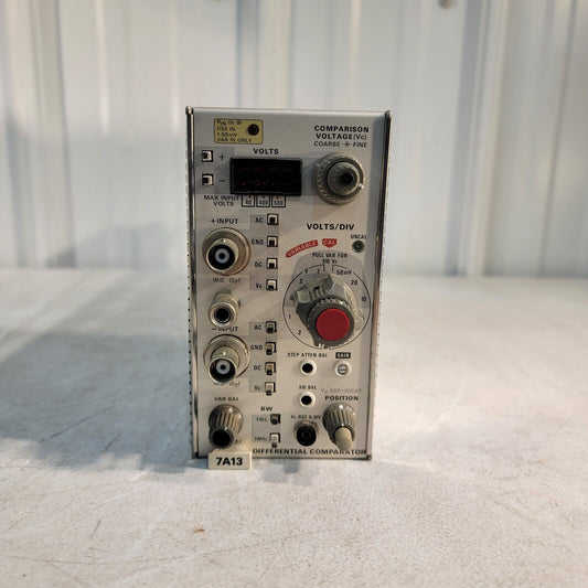 Tektronix 7A13 Oscilloscope Plug-In 100MHz Differential Comparator