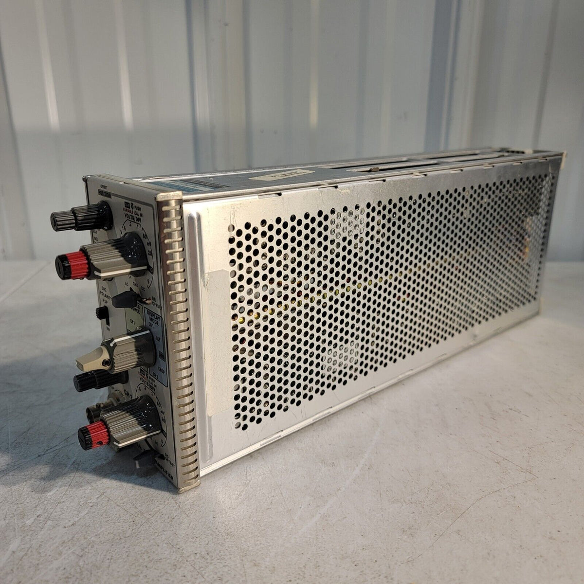 Amplifier Textronics Tektronix 7A18A Dual Trace 75MHz Amplifier Oscilloscope Plug-In Module ...