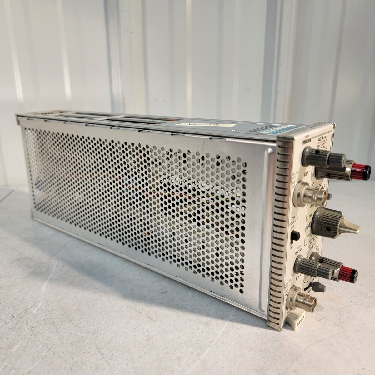 Amplifier Textronics Tektronix 7A18A Dual Trace 75MHz Amplifier Oscilloscope Plug-In Module ...