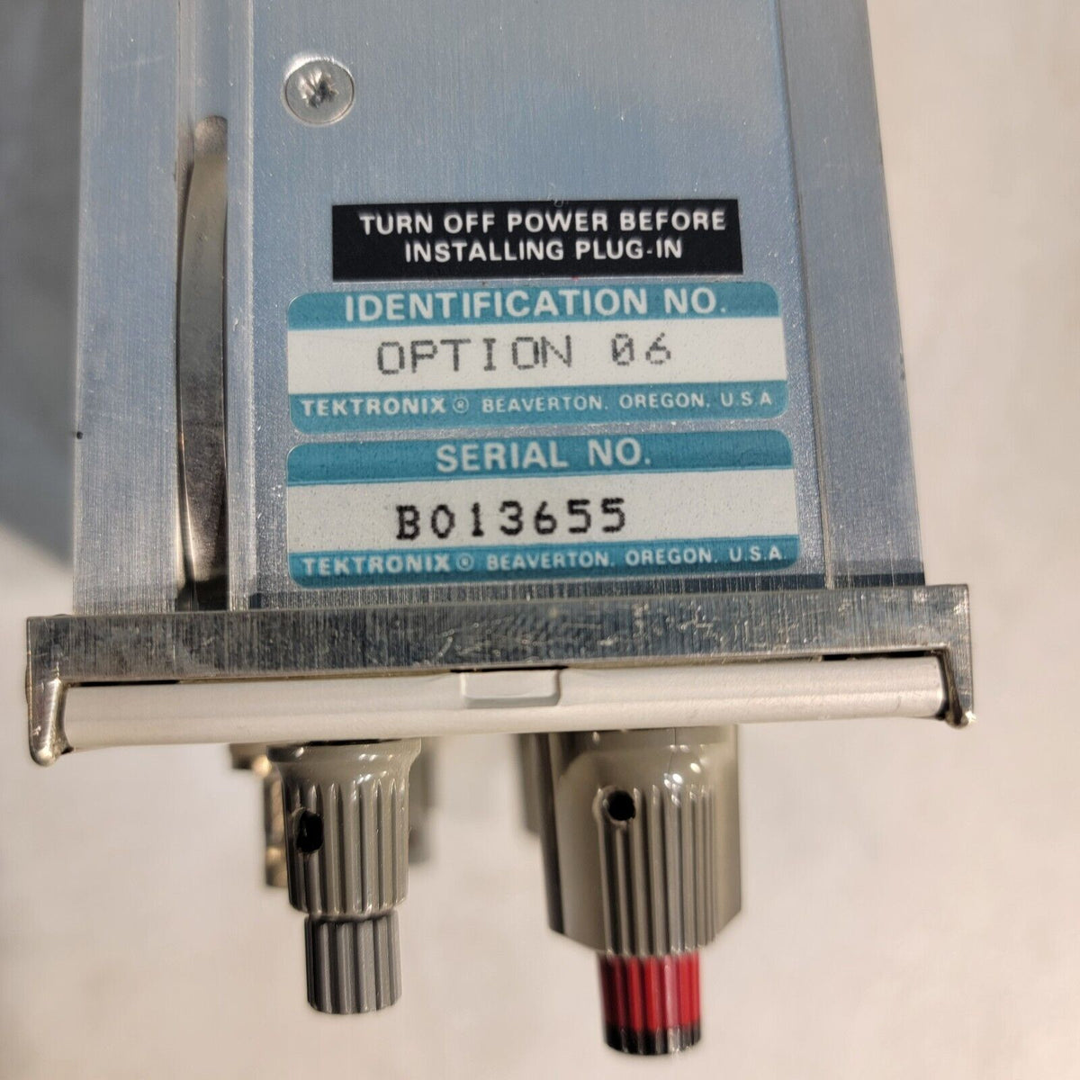 Amplifier Textronics Tektronix 7A18A Dual Trace 75MHz Amplifier Oscilloscope Plug-In Module ...