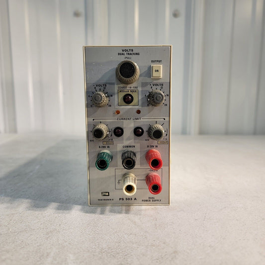 Tektronix PS503A Dual Power Supply Plugin Module 0-20v @ 0.4A, 5V @ 1A