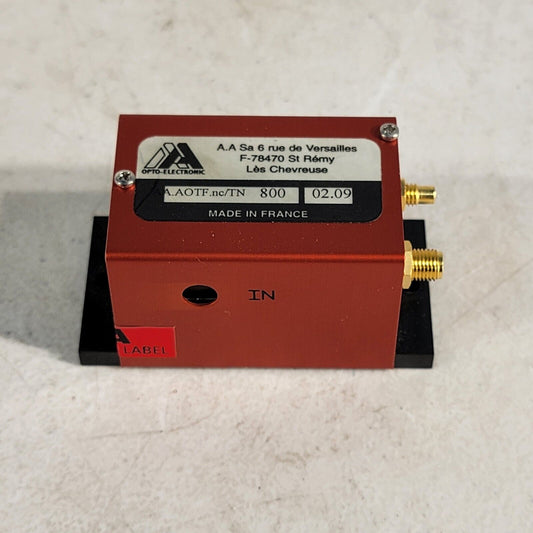 AA Opto-Electronic Polychromatic Modulator AA.AOTF.nc/TN 800 Tunable Bandpass