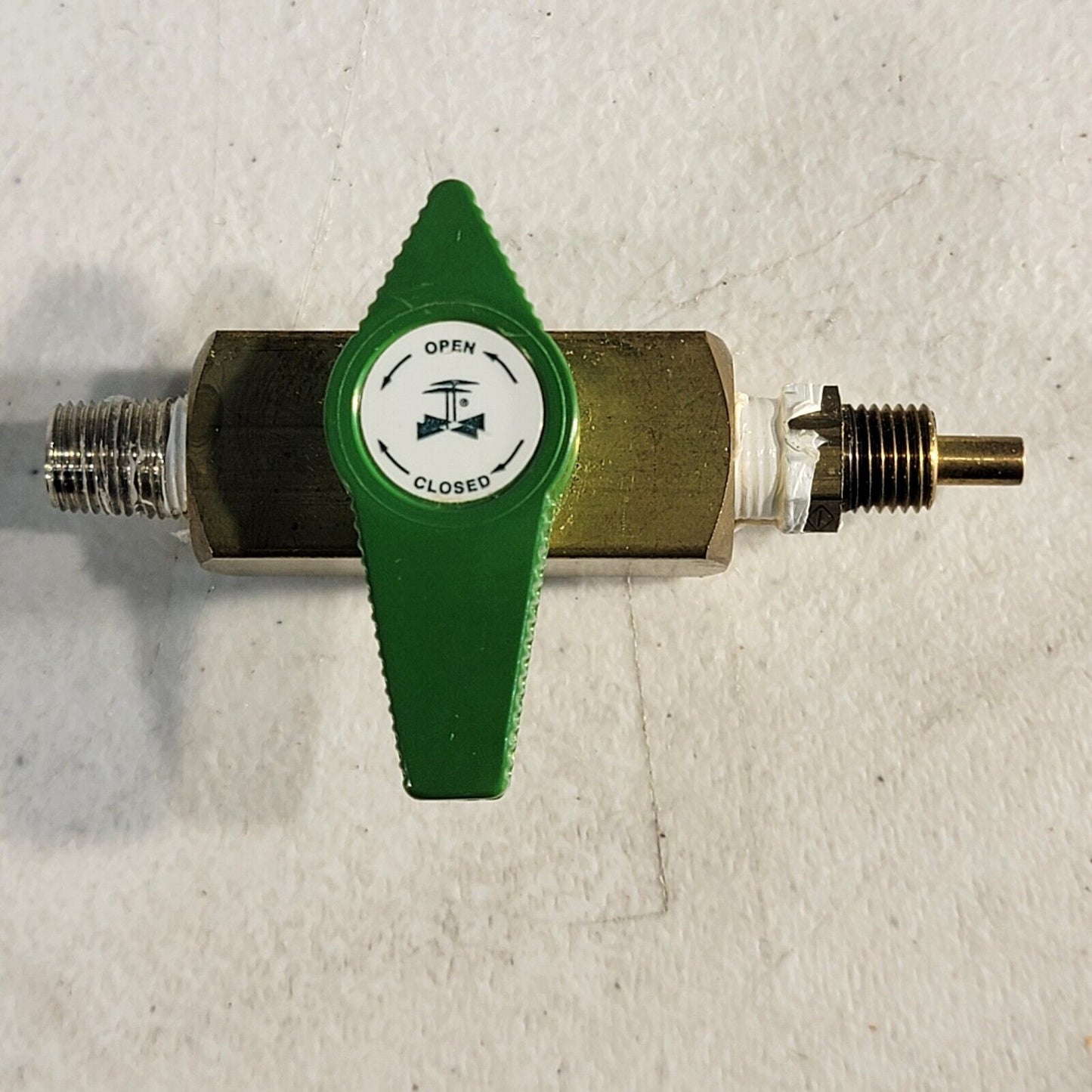 Nupro Swagelok B-2P4T4 1/8" NPT Through 90° Ball Valve