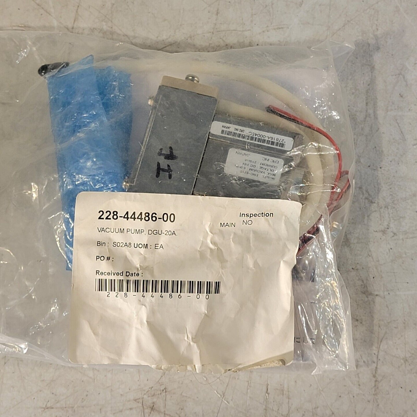 Shimadzu 228-44486-00 ERC-6210 Air Vacuum Pump for DGU-20A Tested- Works New