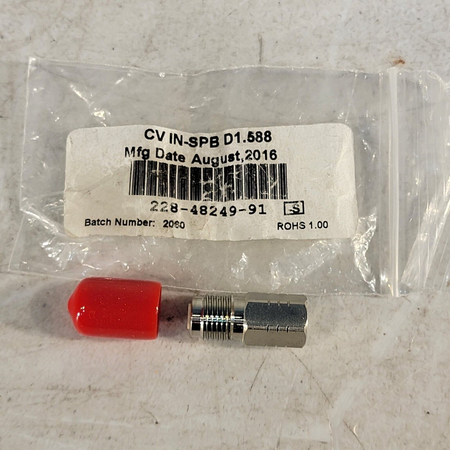 Used Shimadzu 228-48249-91 Inlet Check Valve CV IN-SPB for LC-20 LC-30 LC-40